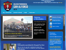 Tablet Screenshot of colegiosanalfonso.org.ar